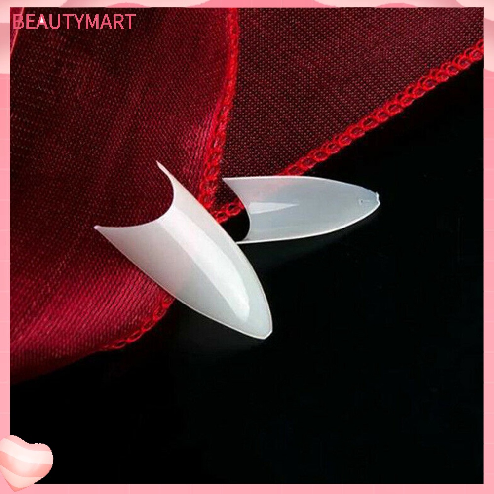 Set 500 Vỏ Bọc Móng Tay Giả Đầu Nhọn Trang Trí Nhà Cửa / Salon DIY