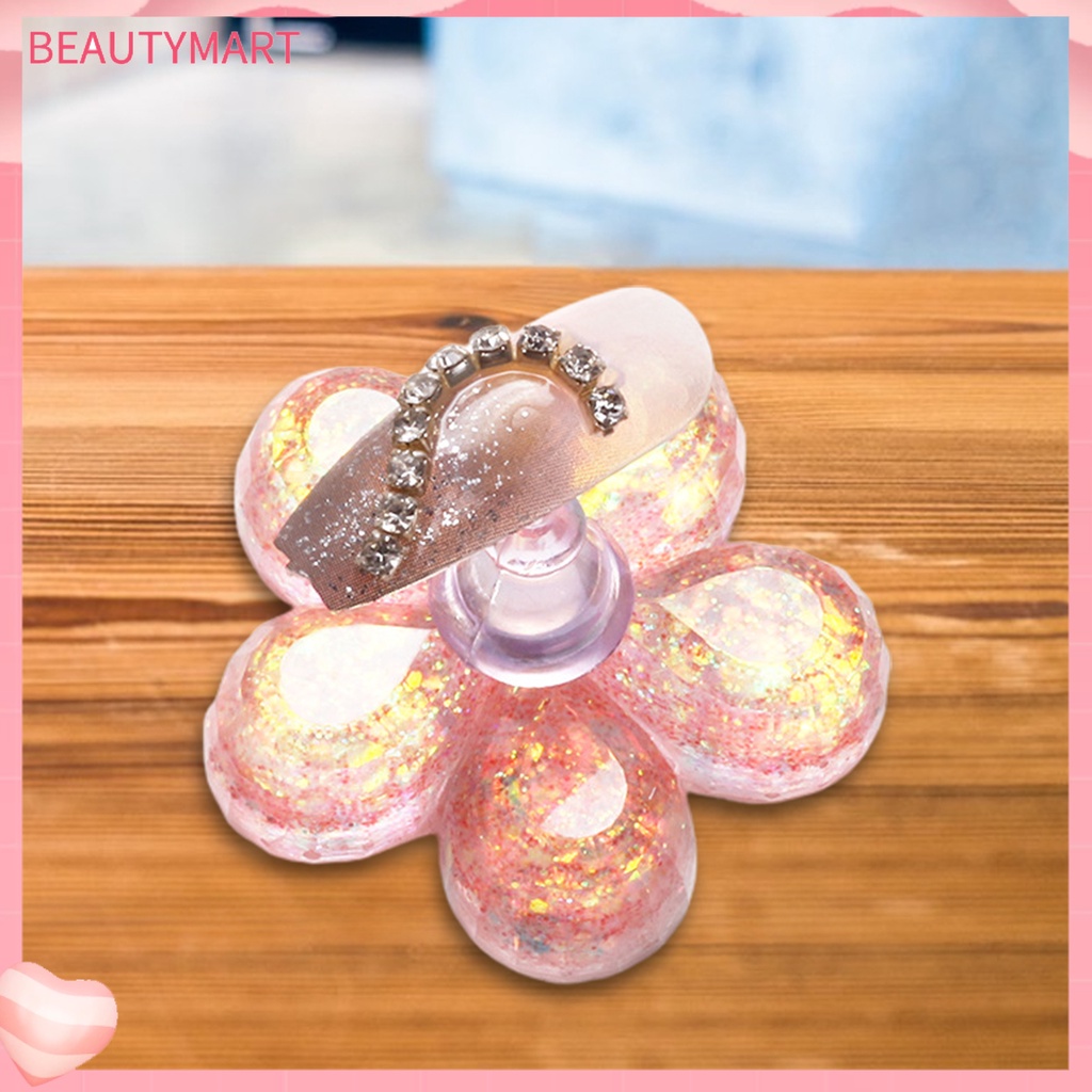 1 Bộ Giá Đỡ Móng Tay Giả Hấp Thụ ic Màu Sắc Sống Động Sáng Tạo DIY