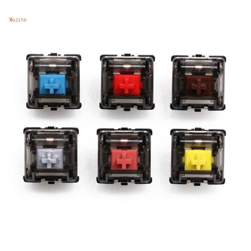 Nút Công Tắc Mojito Gateron V2 3pin SMD RGB MX Màu Đen Dành Cho Bàn Phím