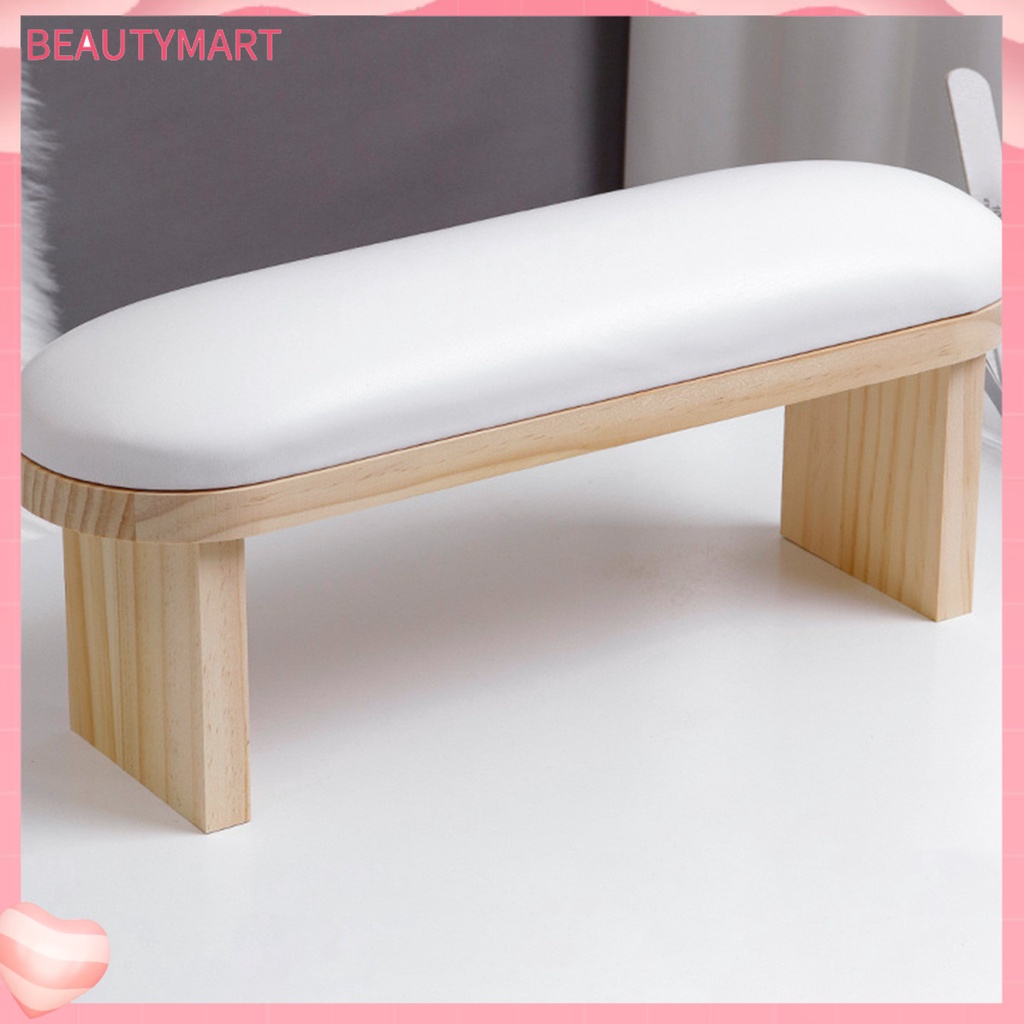 Gối Kê Tay Bằng Xốp Giả Da Mềm Mại Màu Trơn Hỗ Trợ Sơn Móng Tay Chuyên Dụng Cho Salon