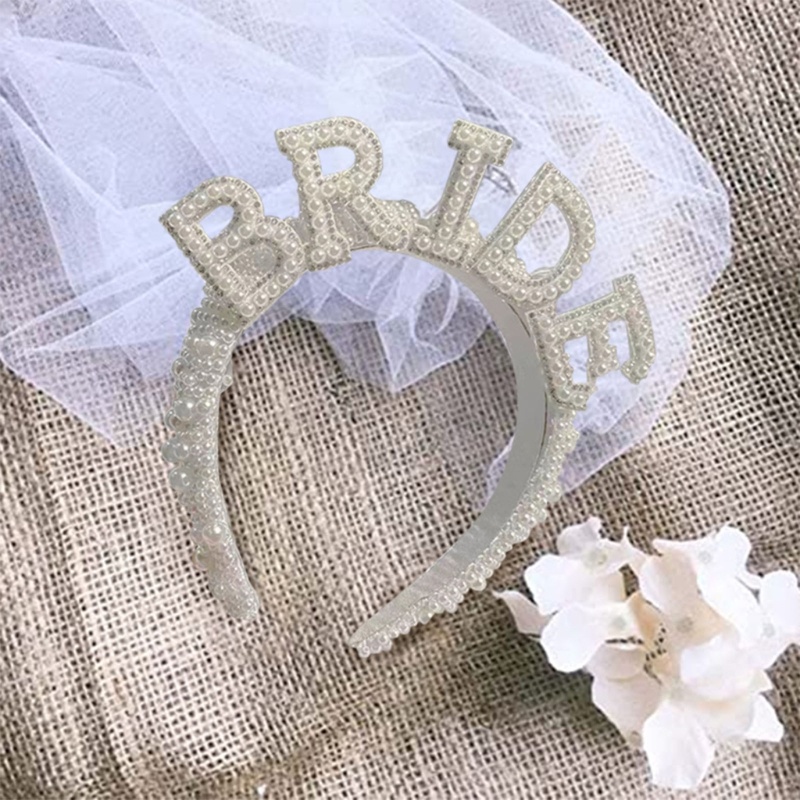 Flgo Băng Đô Có Mạng Che Mặt Cho Cô Dâu Trong Tiệc Cưới