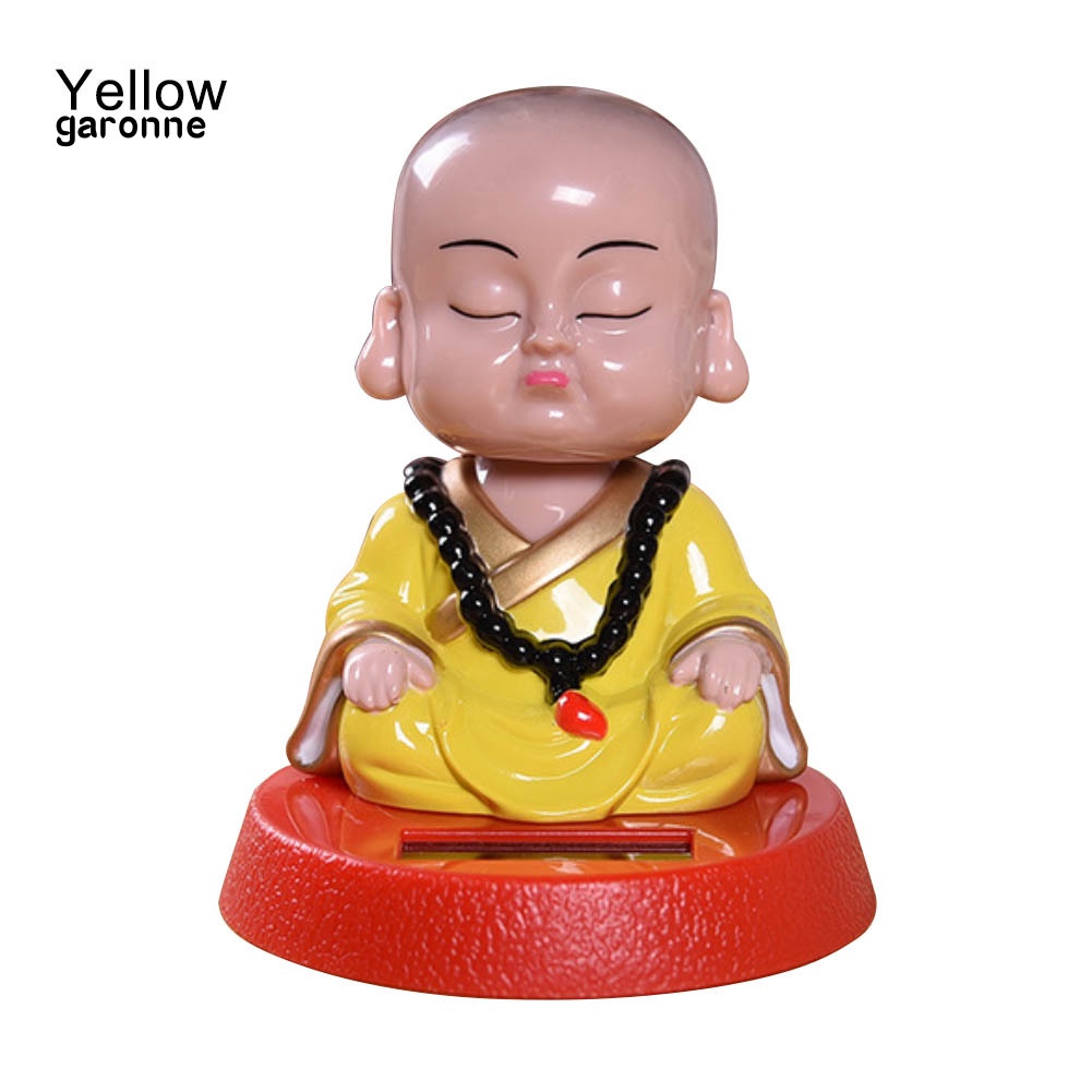 Mô Hình Đồ Chơi Chú Tiểu Hoạt Hình Sử Dụng Năng Lượng Mặt Trời Trang Trí Xe Hơi