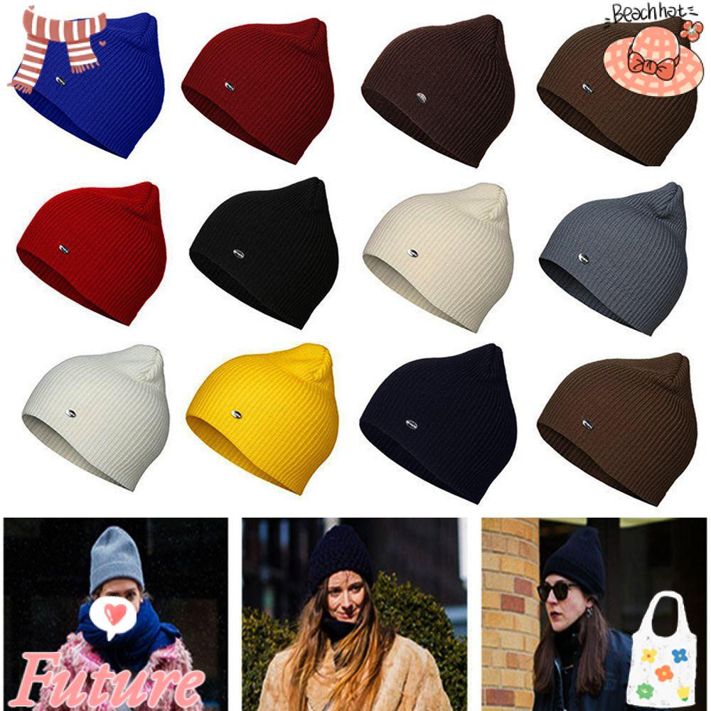 Mũ Beanie Dệt Kim Giản Dị Thời Trang Hàng Mới Dành Cho Nam Nữ