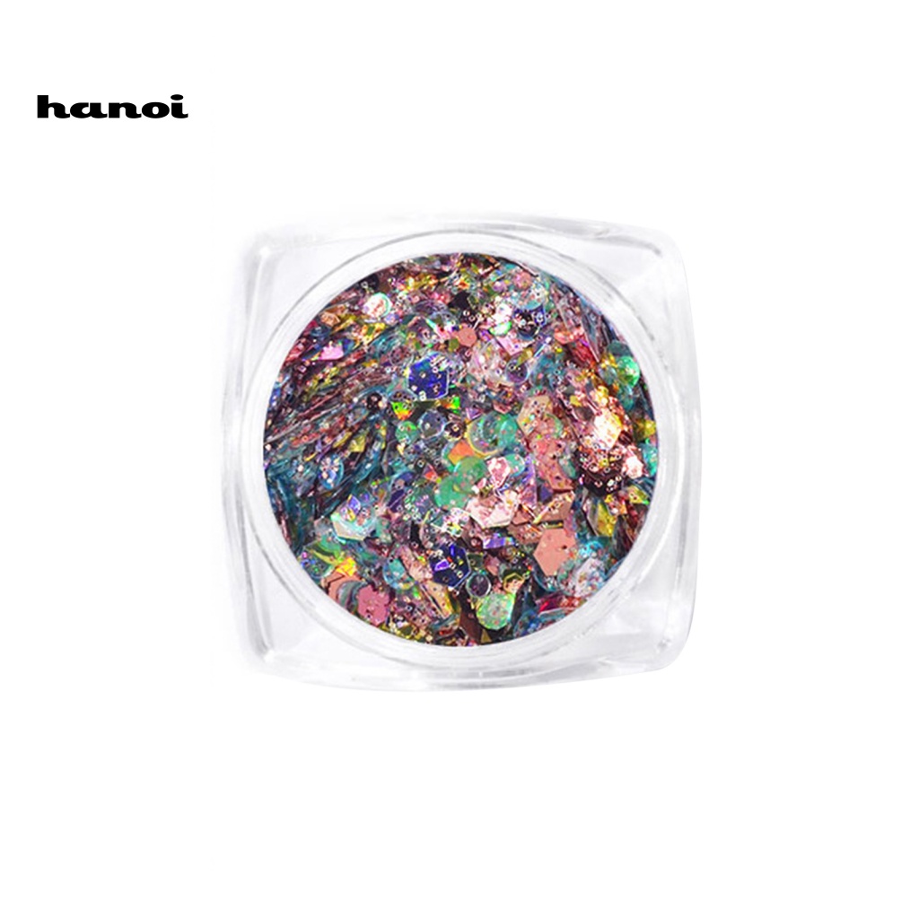 1 Lọ Kim Tuyến Lục Giác Siêu Mỏng Chống Nứt Nhiều Màu Sắc Trang Trí Móng Nghệ Thuật