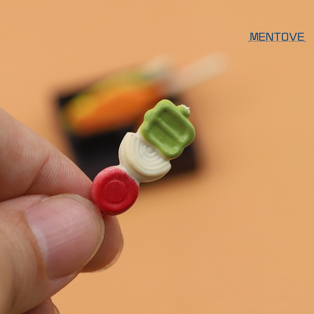 Mô Hình Xiên Thức Ăn Tỉ Lệ 1: 12 Trang Trí Nhà Búp Bê