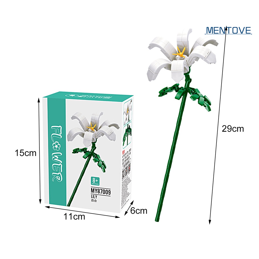 Khối Xây Dựng Hình Bông Hoa Độc Đáo Trang Trí Nhà Cửa DIY