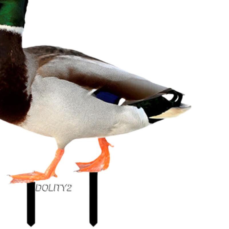 Set 2 / 5 Tượng Vịt Phẳng Điêu Khắc Trang Trí Lễ Phục Sinh