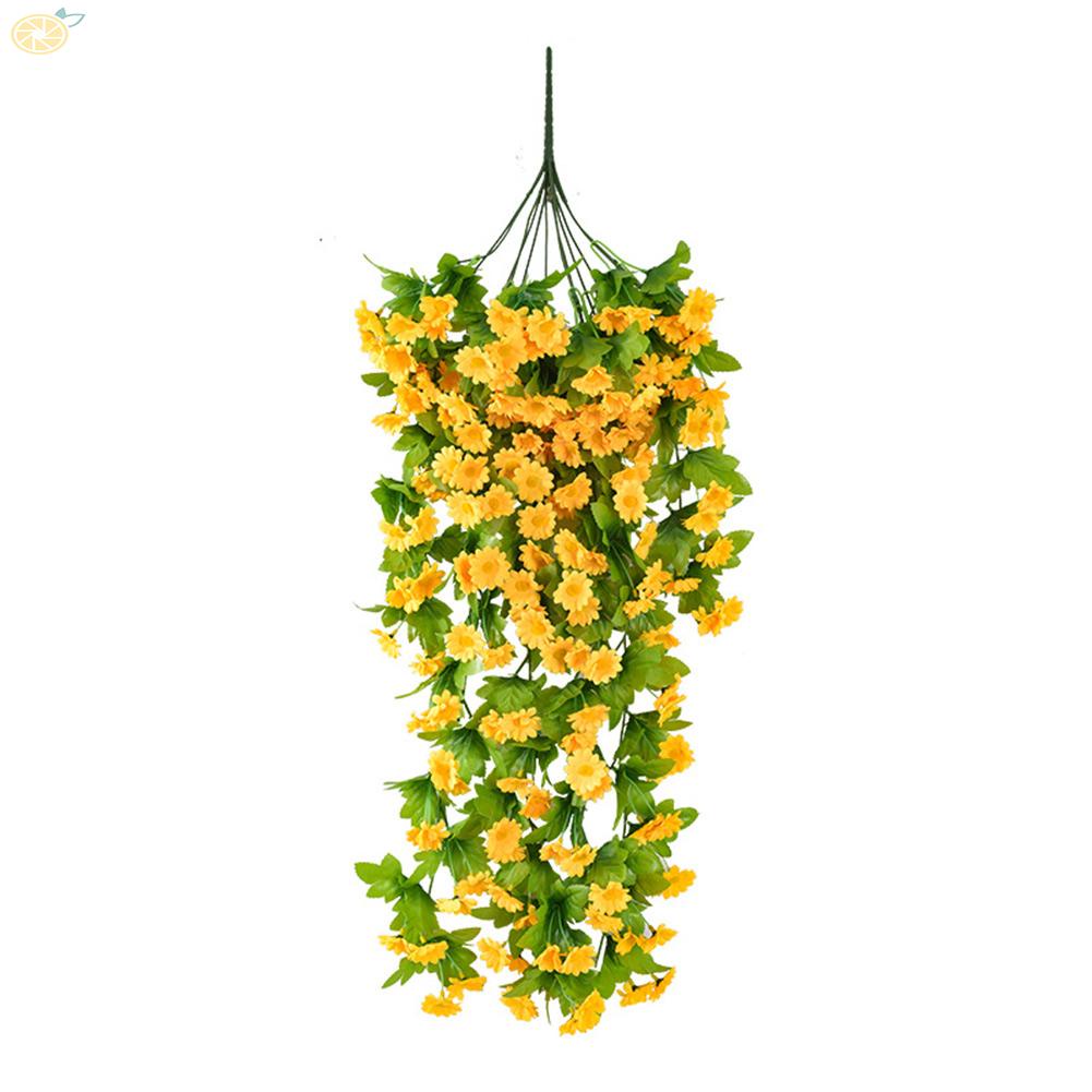 【VARSTR】Realistic Artificial Hanging Flower Vine for Home Decor Silk &amp; Plastic (Chrysanthemum)