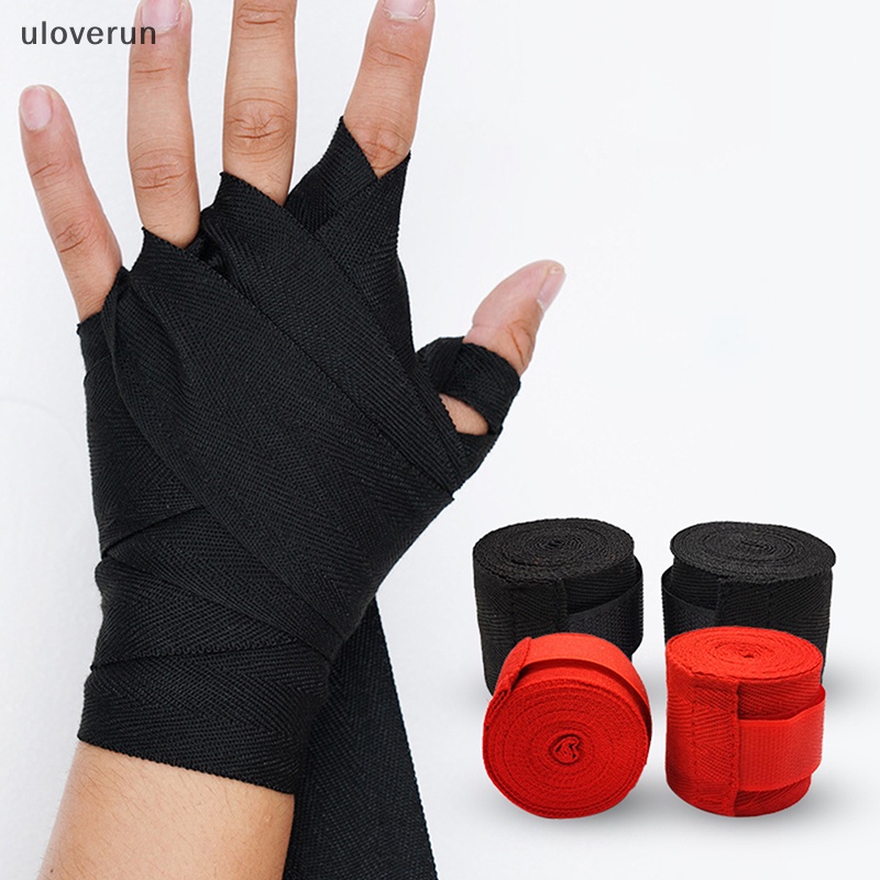 Băng Quấn Cổ Tay Vải Cotton 2.5M Hỗ Trợ Tập Luyện Muay Thai Boxing