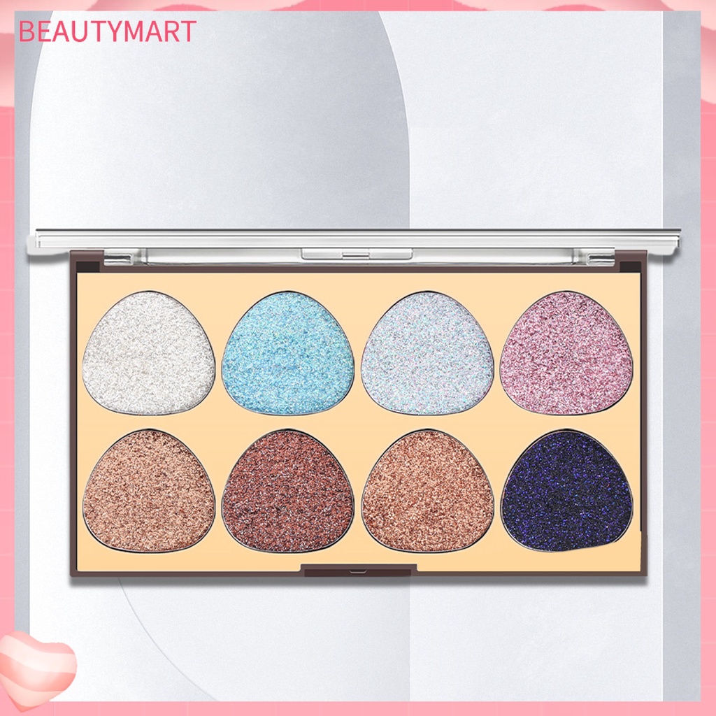 Bảng Phấn Mắt beautymart 8 Màu Sắc Tố Cao Trọng Lượng Nhẹ 19.2g