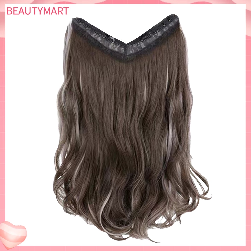 [beautymart] Bộ Tóc Giả Một Mảnh Mềm Mượt Tạo Kiểu Tóc Dày Vô Hình Không Vón Cục Cho Nữ Sử Dụng