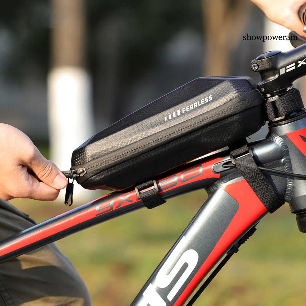 Túi Vỏ Cứng EVA Chống Thấm Nước Dung Tích Lớn 1.5L Gắn Khung Xe Đạp