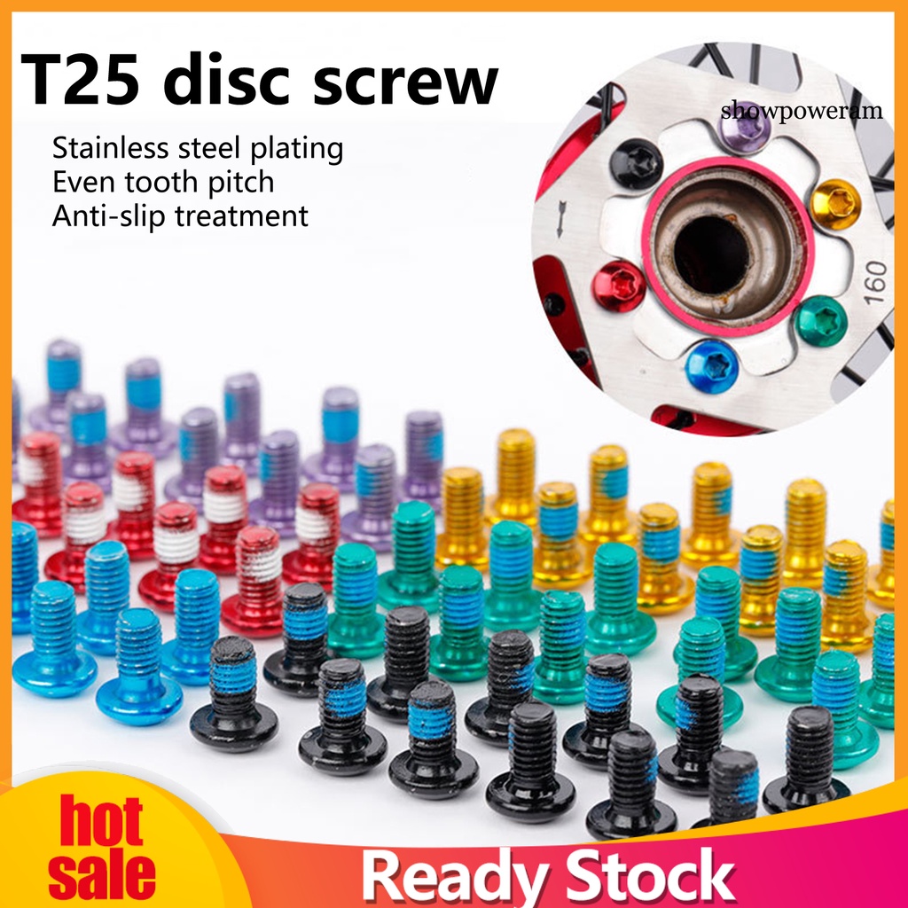 Bộ 16 Ốc Vít Đầu Tròn M5X9Mm T25 Cho Xe Đạp