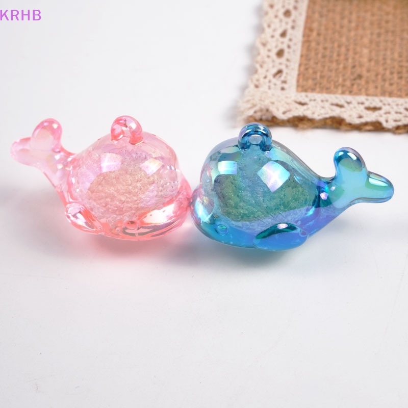 Cá Voi Nhỏ Bằng Acrylic Trong Suốt Nhiều Màu Trang Trí Mới