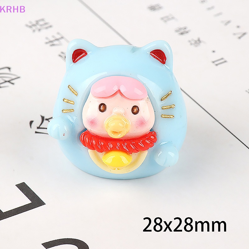 Mèo May Mắn Bằng Nhựa Resin Dễ Thương Dùng Trang Trí Bảng Điều Khiển Xe Hơi Mới