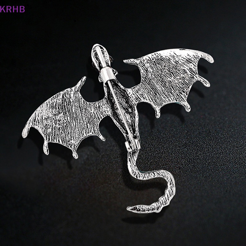 Ghim Cài Áo Hình Rồng Bay Đính Đá Thời Trang Mới