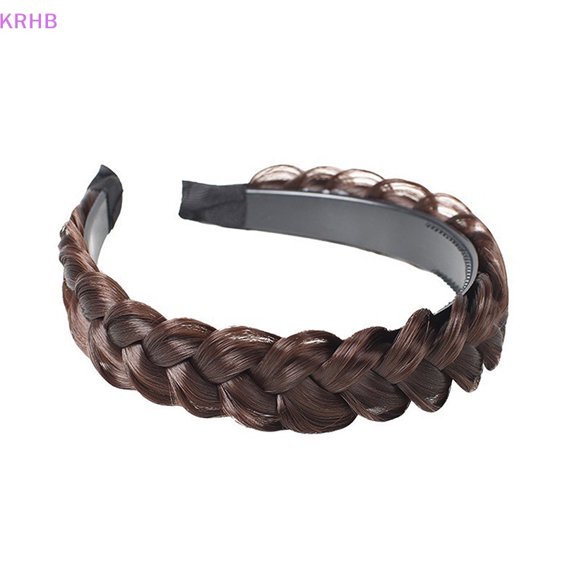 Băng Đô Tóc Giả Thắt Bím Chống Trượt Cho Nữ Mới