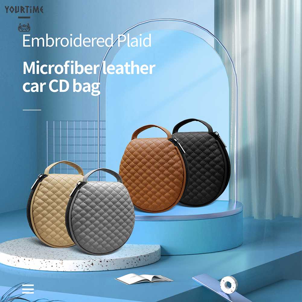 Hộp Đựng Đĩa CD DVD 20 Ngăn Có Khóa Kéo Tiện Dụng