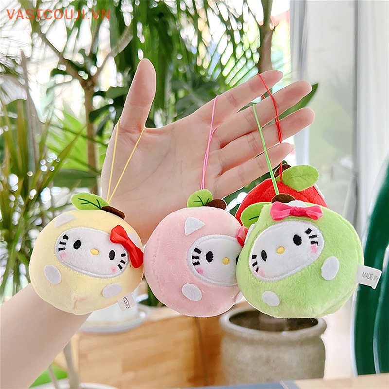 Móc Khóa Hình Mèo Nhồi Bông Dễ Thương