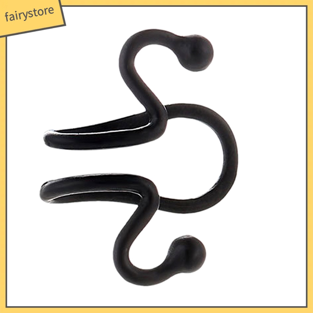 Khuyên Kẹp Vành Tai Không Xỏ Lỗ Kiểu Dáng Hình Học Đơn Giản Dành Cho Nữ