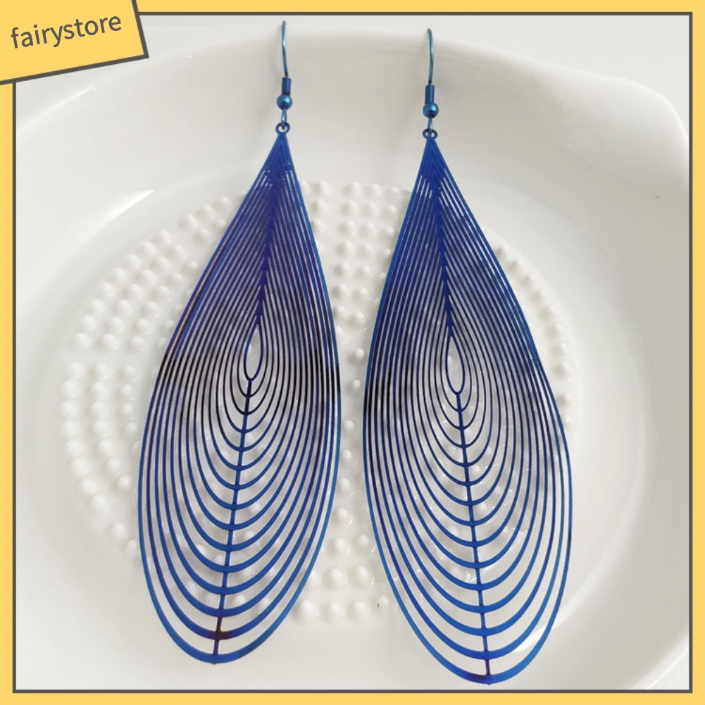 Bông Tai Hình Giọt Nước Nhiều Màu Thời Trang Dành Cho Nữ