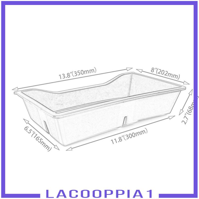 [Lacooppia1] Khay Đựng Đồ Dưới Xe Hơi 30cmx16.5cm / 11.81inchx6.50inch Sturdy