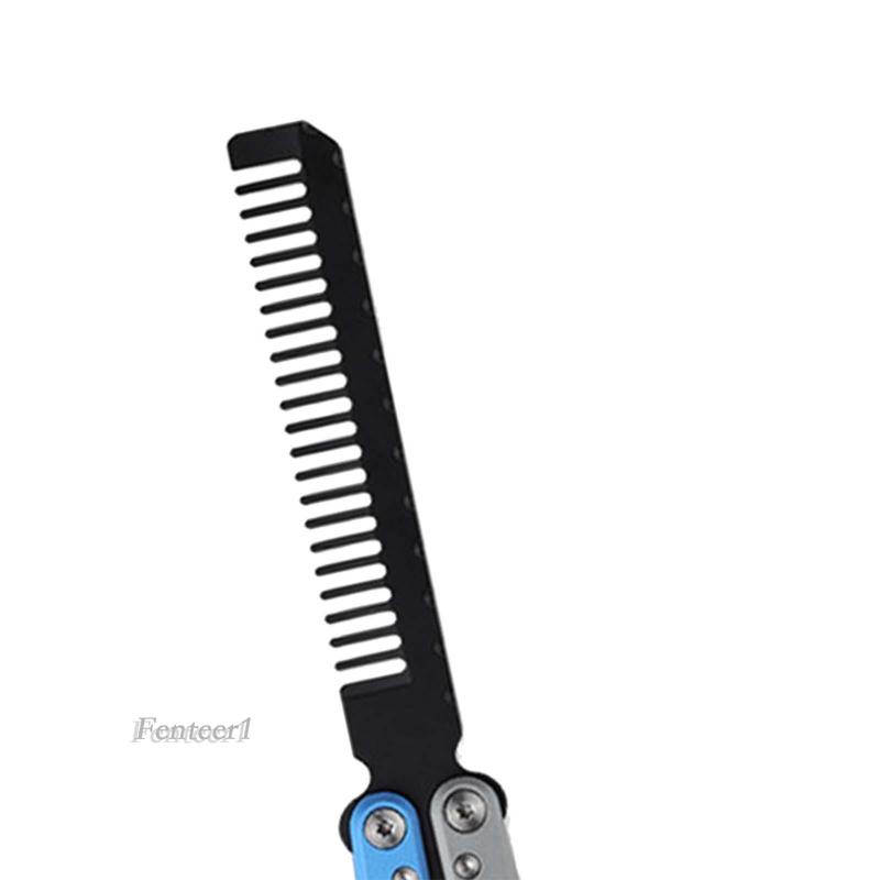 Lược Gấp Chải Tóc Fenteer1 Bằng Kim Loại Dùng Trong Nhà Và Ngoài Trời