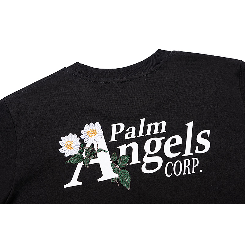 Áo Thun Ngắn Tay Pa-lm &amp; An-ge-ls 88 Thời Trang Đường Phố Cá Tính