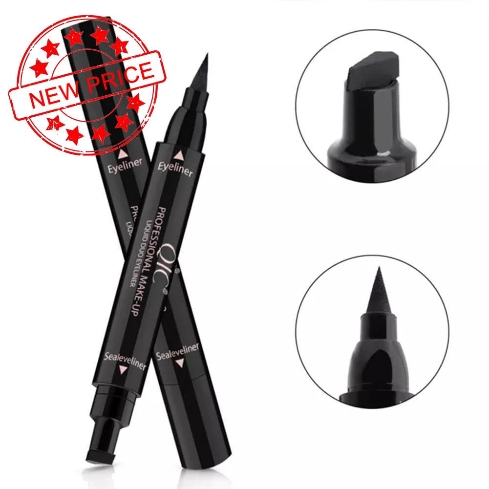 Bút Kẻ Mắt Dạng Lỏng 2 Trong 1 Không Nhòe Chống Thấm Nước Q7V0
