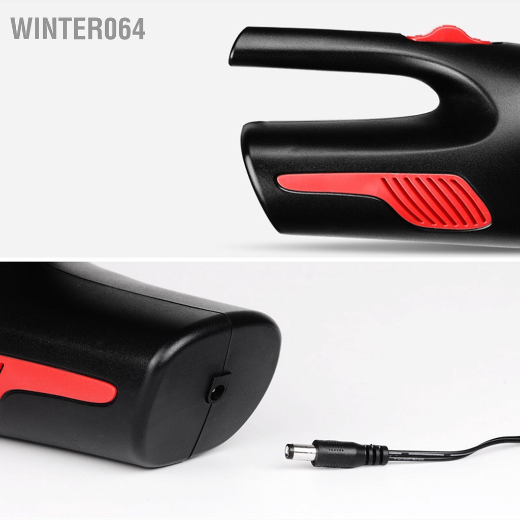 Máy Hút Bụi Cầm Tay Không Dây 120W Có Đèn LED Sử Dụng Khô Ướt Cho Xe Gia Đình Hạt Lỏng Tóc Trầm Tích Winter064