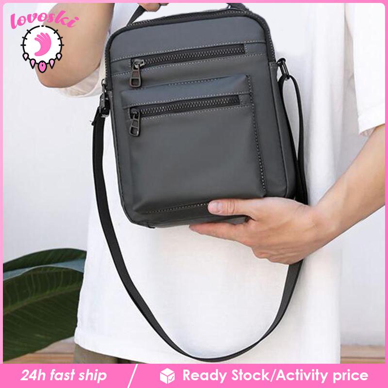 [Lovoski] Túi Đeo Chéo Vai Đi Bộ Đường Dài Hàng Ngày Dành Cho Nam