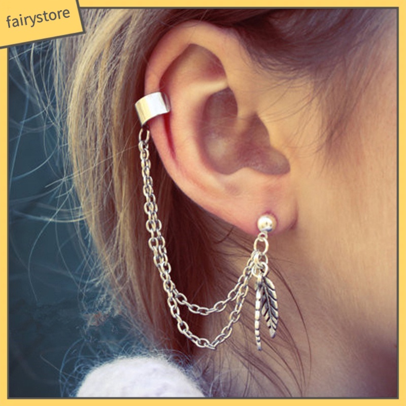 1 Khuyên Vành Tai Tua Rua Thời Trang Cá Tính