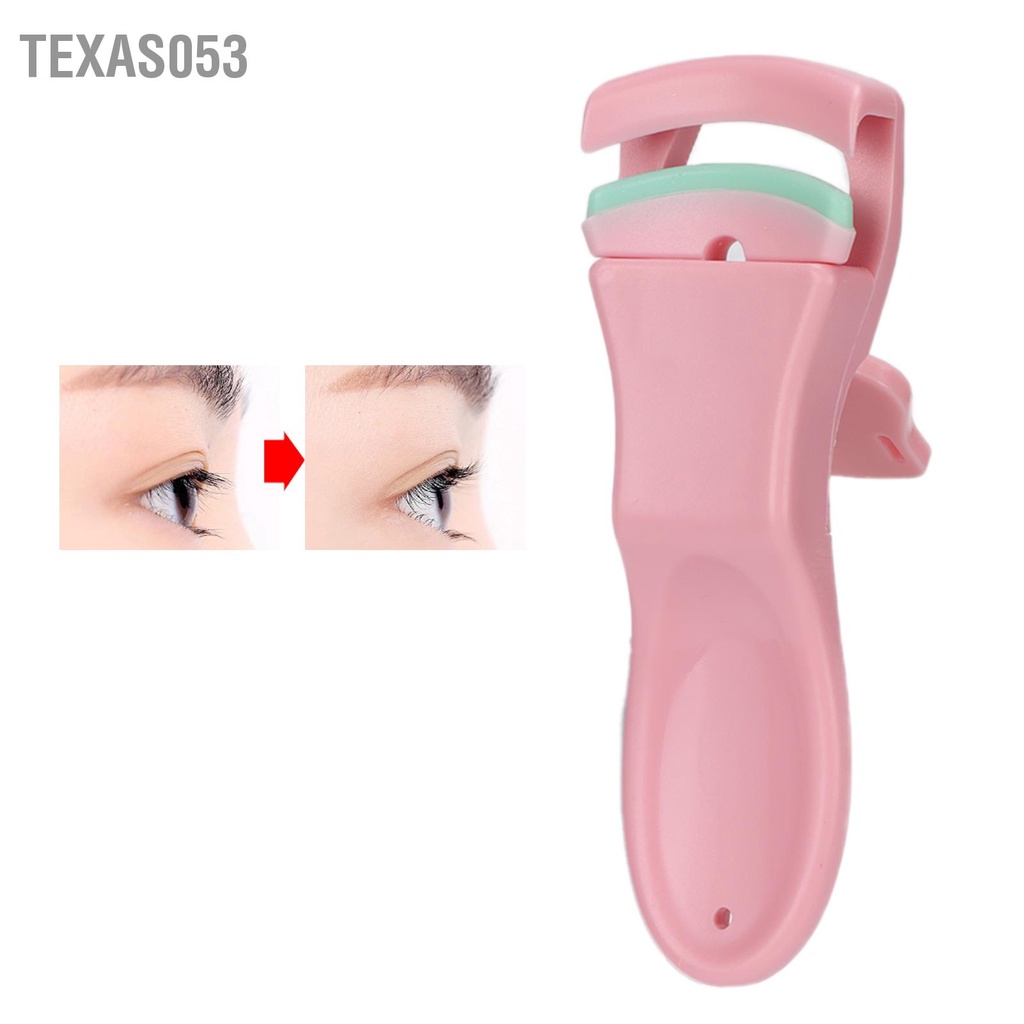 Texas053 Dụng cụ uốn mi bằng thép không gỉ làm đẹp âm thanh nổi di động cho mọi hình dạng và kích cỡ mắt
