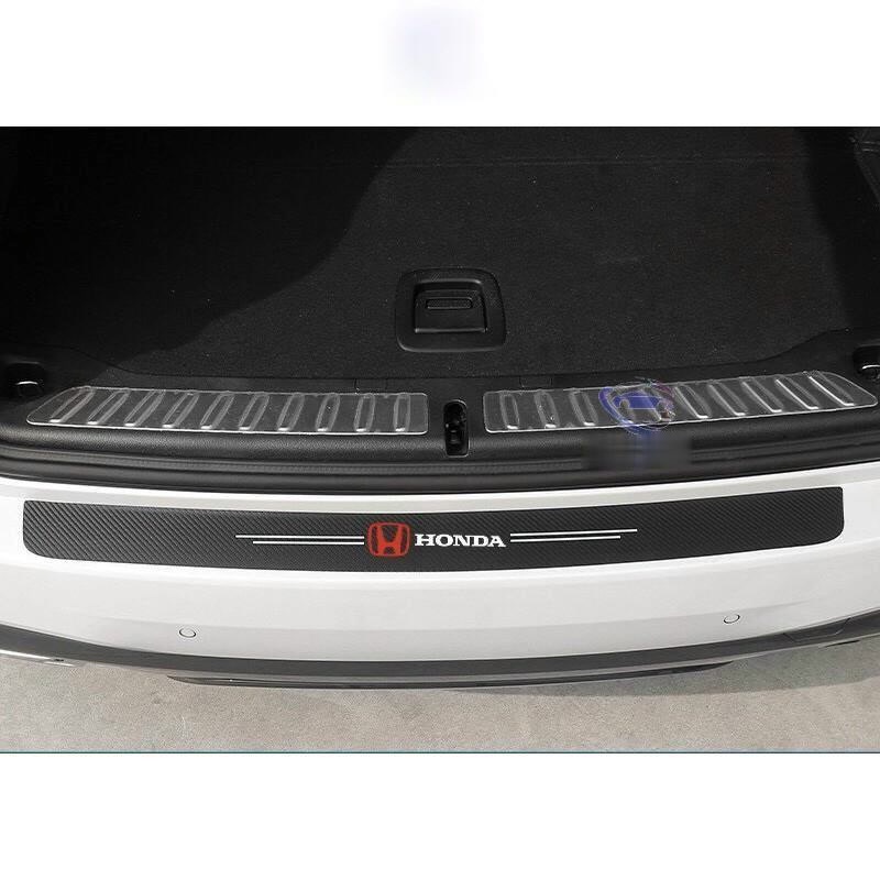Sét 9 miếng dán bậc cửa HONDA có vân carbon dán full keo chống trầy tốt