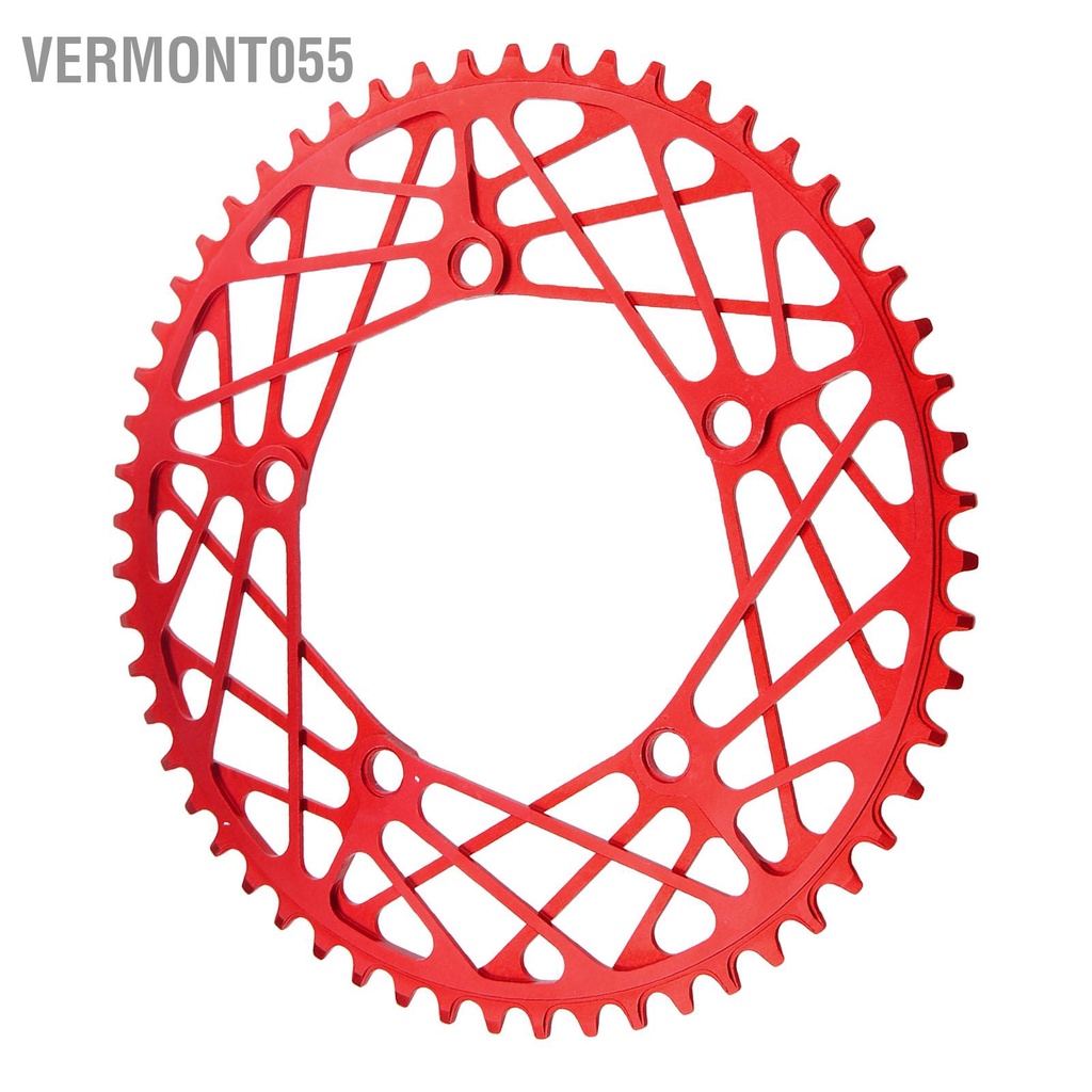 Vermont055 Xích Xe Đạp 56T Hợp Kim Nhôm Nhẹ Chống Mài Mòn Bánh Quay Tấm Thay Thế