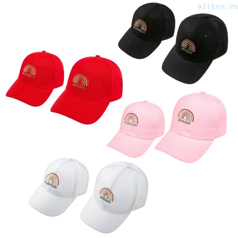 Mũ Lưỡi Trai Thể Thao Màu Cầu Vồng Thời Trang Cho Nam Và Nữ