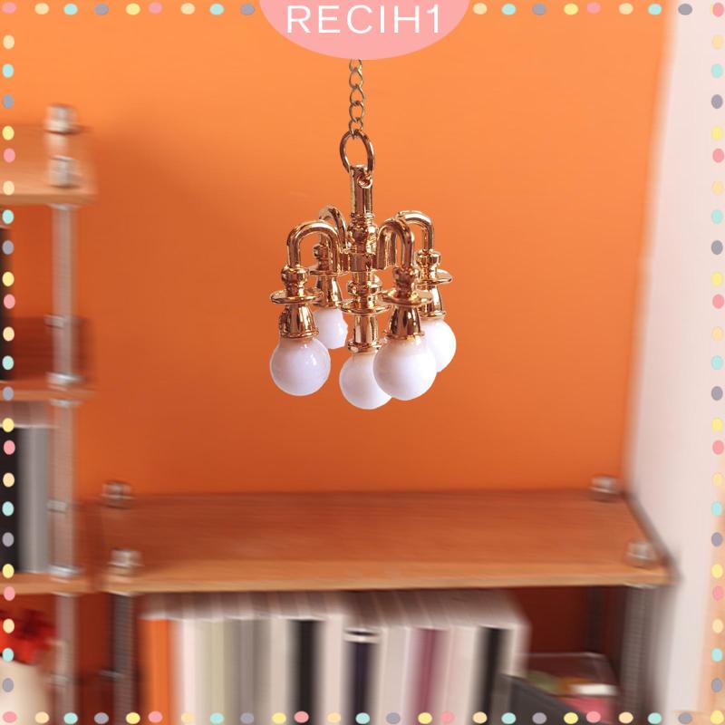 Mô Hình Đèn Trần Mini Tỷ Lệ 1 / 6 1 / 12 Dùng Trang Trí Nhà Búp Bê