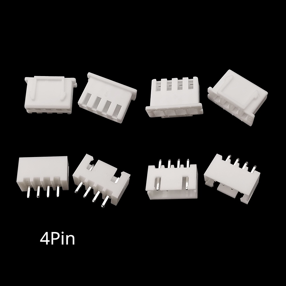 Set 50 Phích Cắm JST XH Pitch 2.54mm 2P 3P 4P 5Pin XH-2.54 Chuyên Dụng
