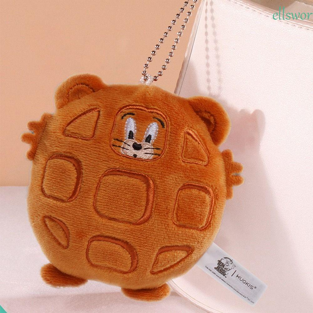 Móc Khóa Hình Búp Bê Hoạt Hình Nhồi Bông Phong Cách Hàn Quốc