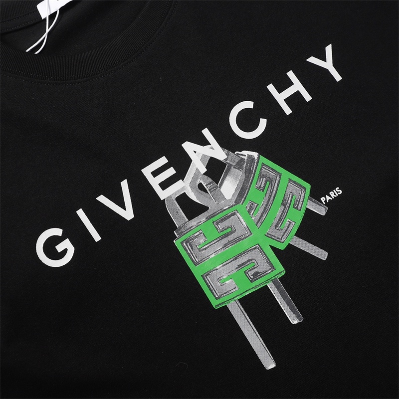 Áo Thun Tay Ngắn Dáng Rộng In Hình Ổ Khóa Thời Trang Cho Nam Và Nữ