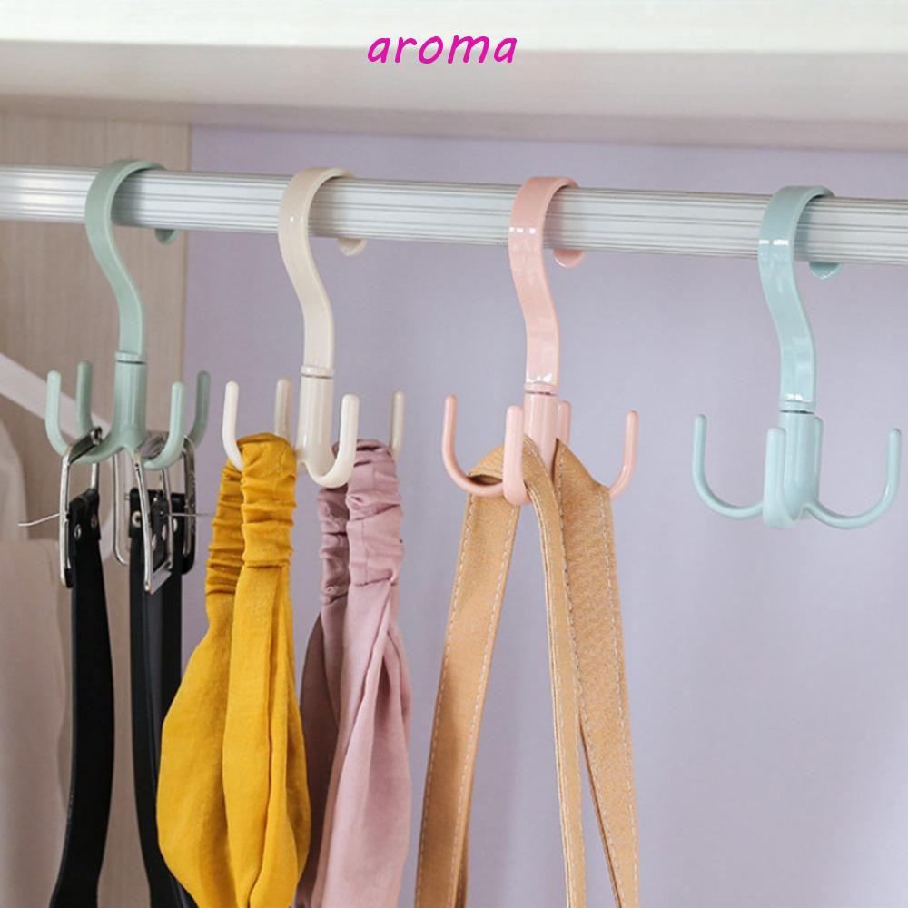Móc Treo Đồ 4 Móng Sáng Tạo​Móc Xoay Treo Quần Áo / Thắt Lưng / Khăn Choàng / Túi Xách Gọn