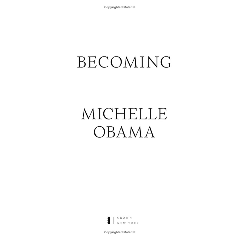 Becoming: The Sunday Times Number One Bestseller