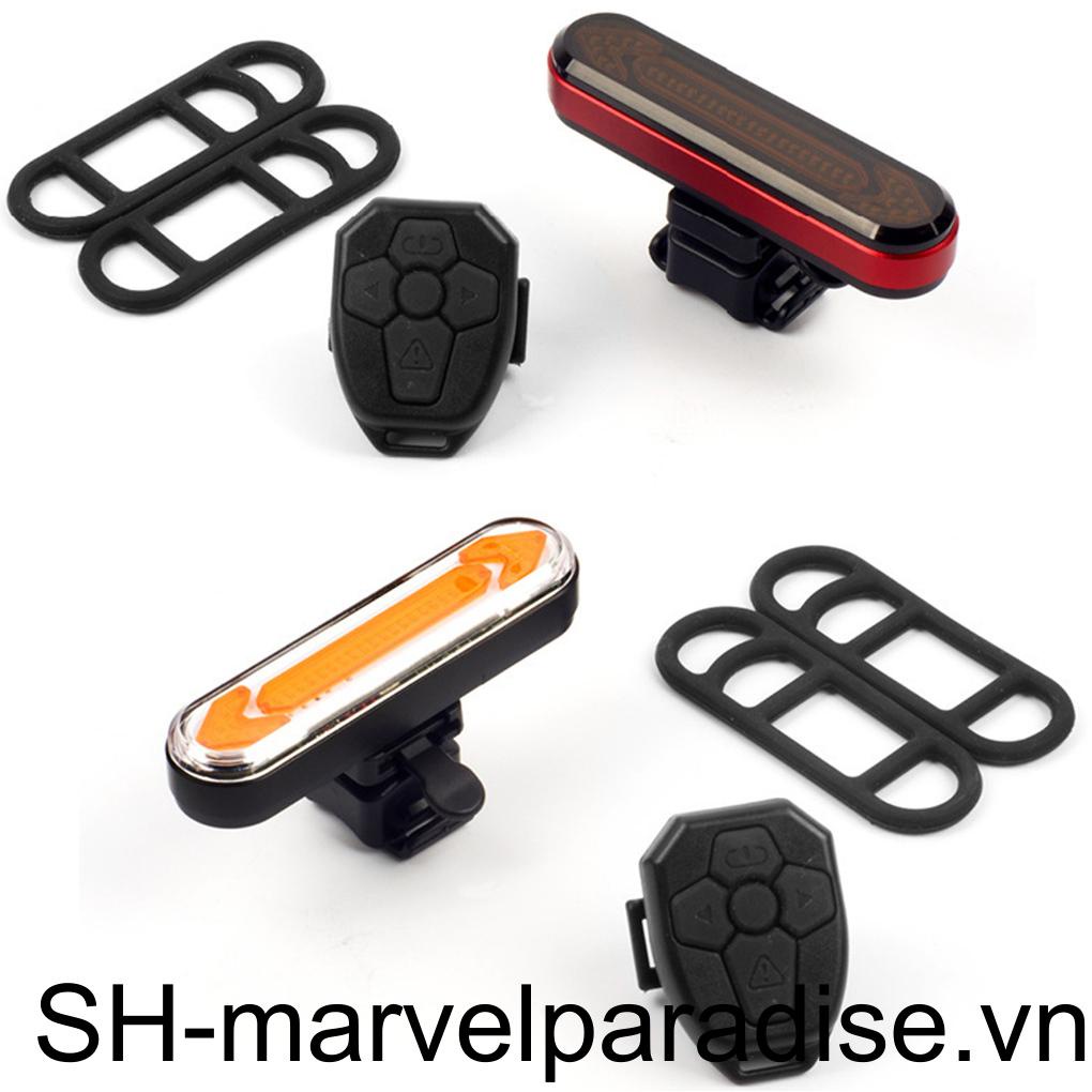 Đèn Xi Nhan 100lm IPX4 Chống Thấm Nước Kèm Điều Khiển Từ Xa Và Sạc Lại Tiện Dụng Cho Xe Đạp