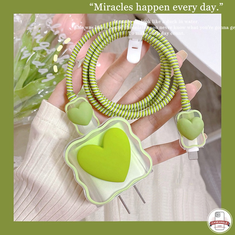 Bộ Phụ Kiện Bảo Vệ Cáp Sạc 5 Trong 1 Cho Apple 18 / 20W