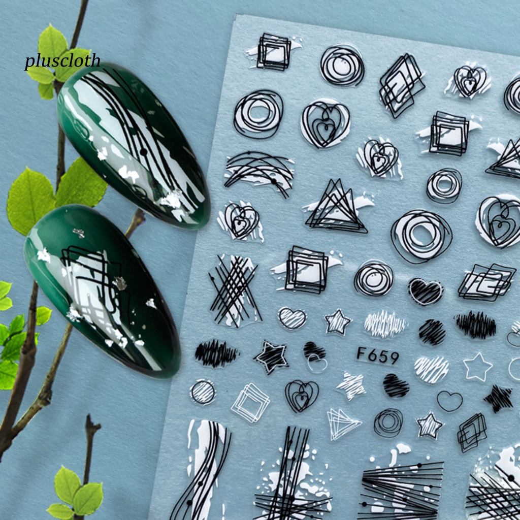 Miếng Dán Trang Trí Móng Tay 3D Nhiều Phong Cách Cho Nữ