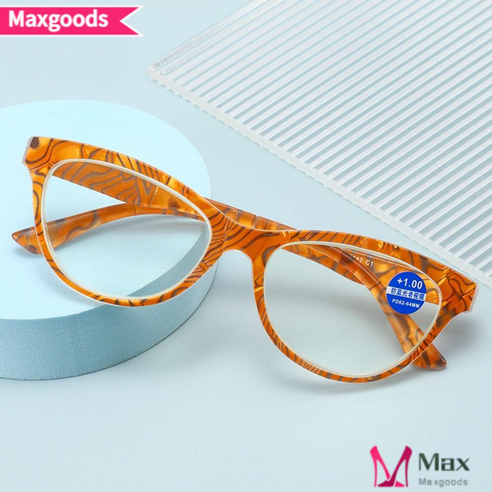 MAXG Kính Đọc Sách Gọng Siêu Nhẹ Phong Cách Vintage Thanh Lịch Cho Nam Và Nữ