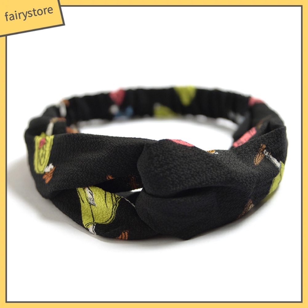 Băng Đô Thắt Nút Co Giãn Thời Trang Cho Nữ