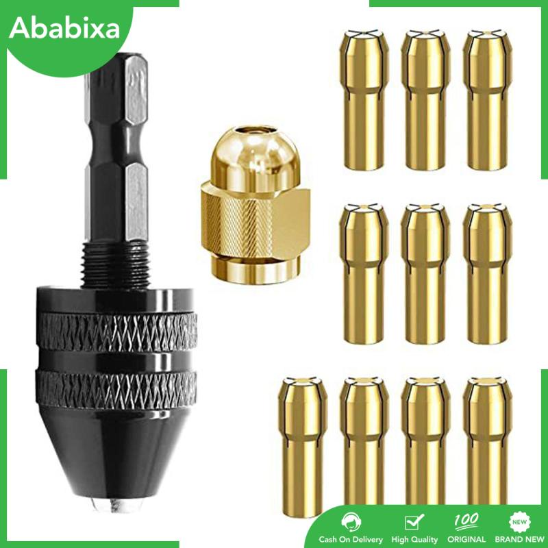 Bộ Ngàm Kẹp Mũi Khoan Điện Bằng Đồng Thau Cho Máy Mài Điện Xoay Được