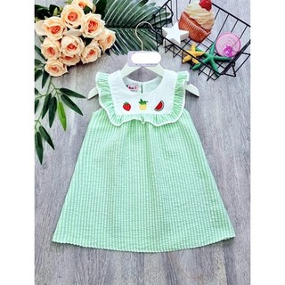 Váy kẻ sọc xanh - zunkids