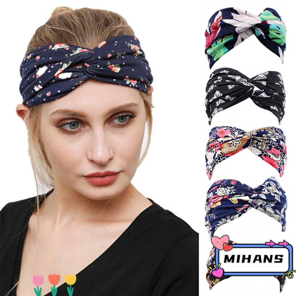 Băng Đô Cài Tóc Co Giãn Phong Cách Vintage Cho Nữ